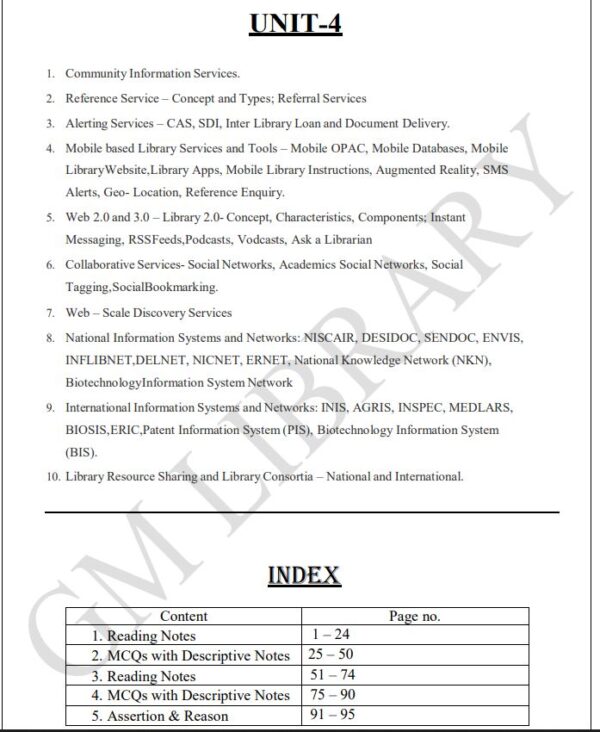 LIS UGC NET Notes Unit 4 2