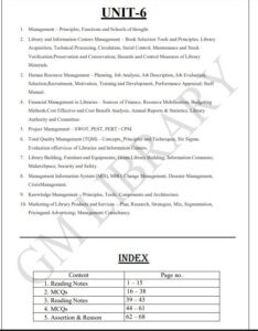 LIS UGC NET Notes Unit 6 2