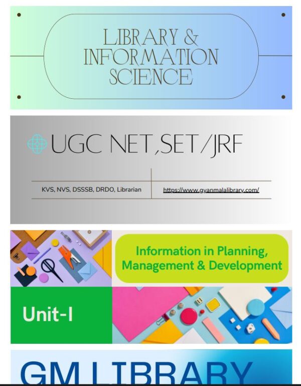 LIS UGC NET Notes 1.1