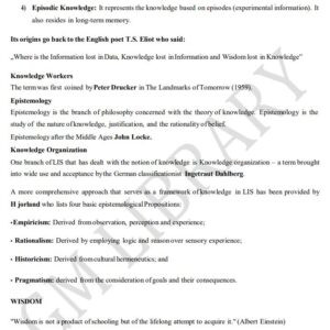 LIS UGC NET Notes 1.1