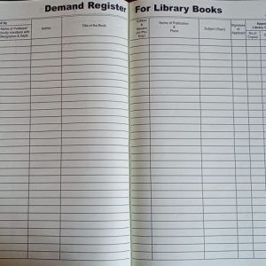 Book Demand Register for Library 2